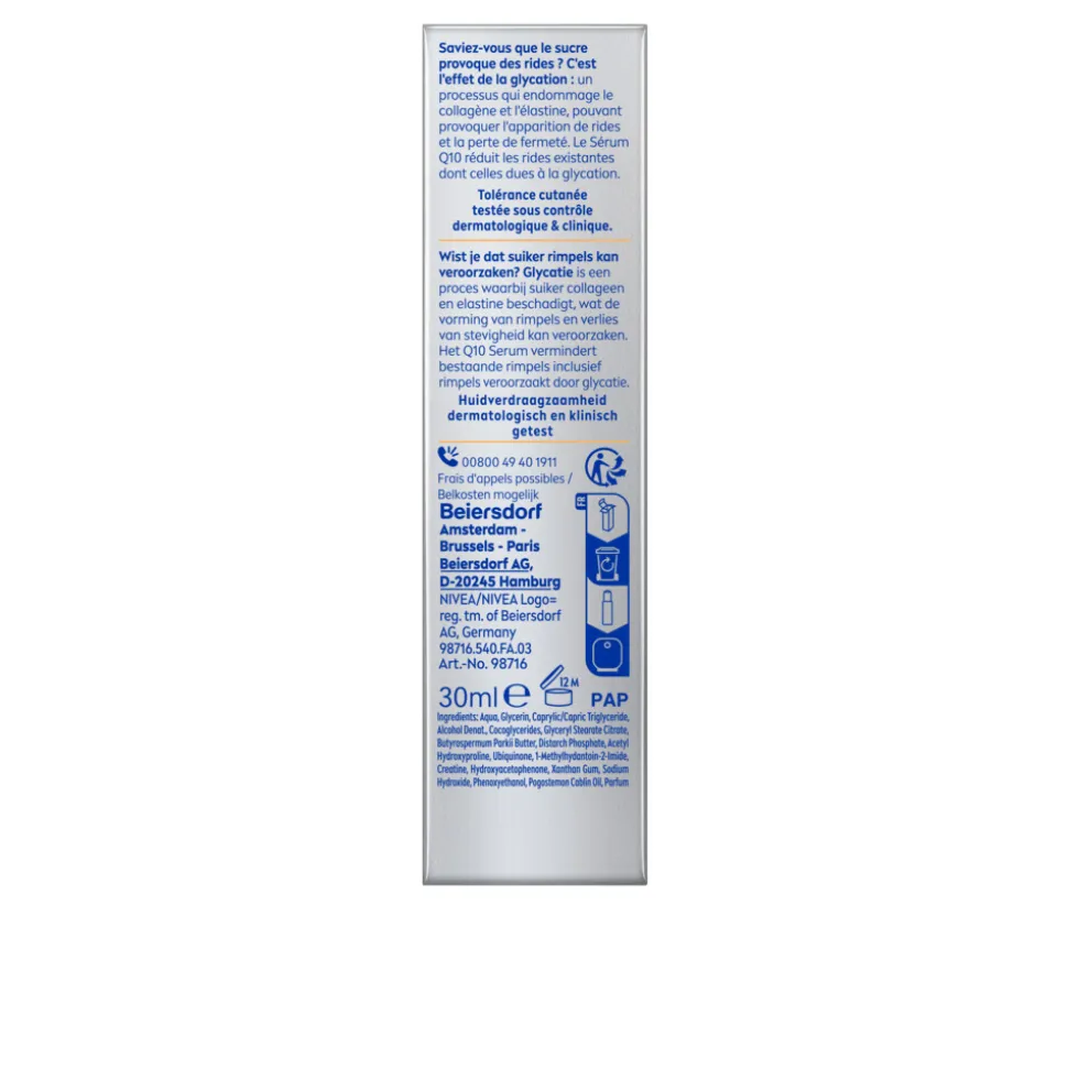 3x NIVEA Q10 Serum Anti-Rimpel Expert 30 ml