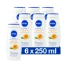 6x NIVEA Soft Care Douchegel Apricot en Apricot Seed Oil 250 ml
