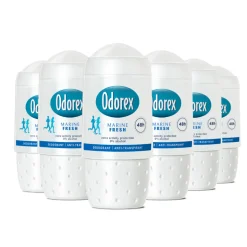 6x Odorex Deodorant Roller Marine Fresh 50 ml