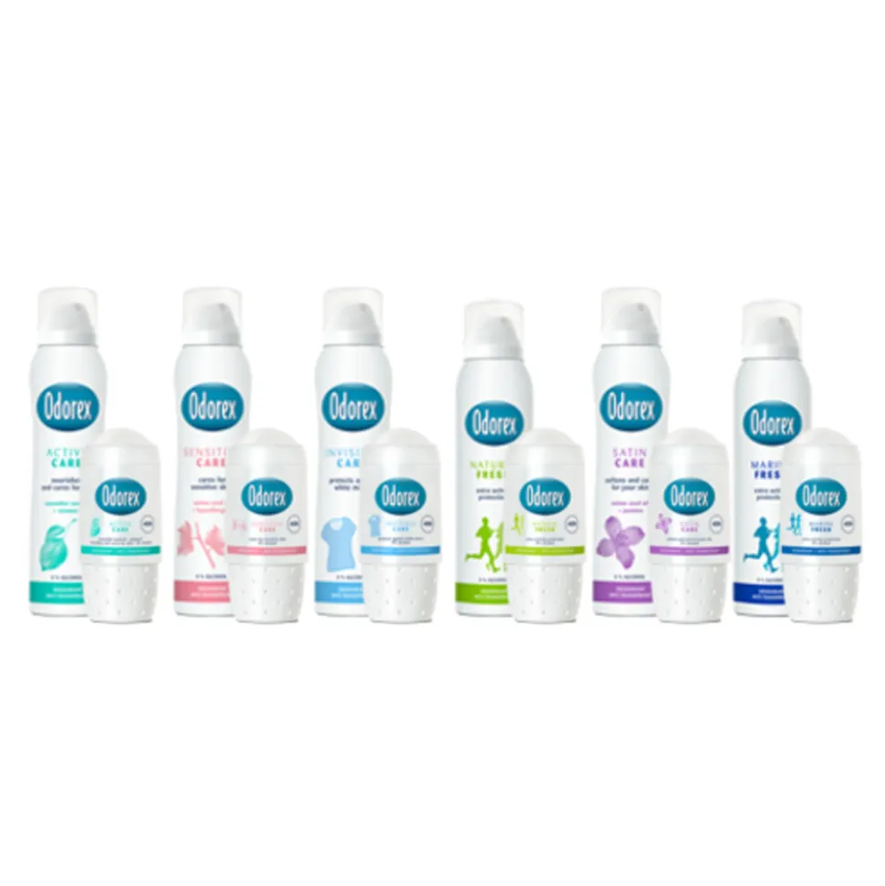 6x Odorex Deodorant Spray 0% 150 ml