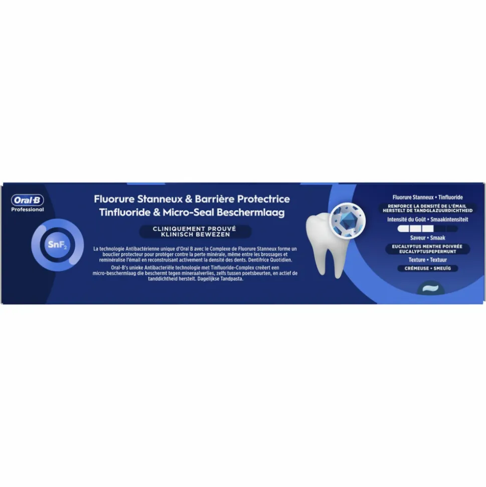 12x Oral-B Tandpasta Professional Glazuurversterkend Reiniging Munt 75 ml