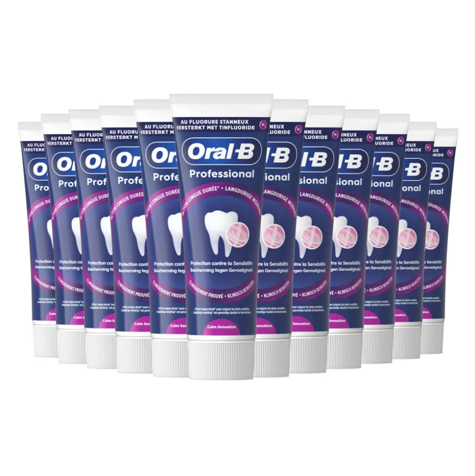 12x Oral-B Tandpasta Professional Bescherming Gevoelige Tanden 75 ml