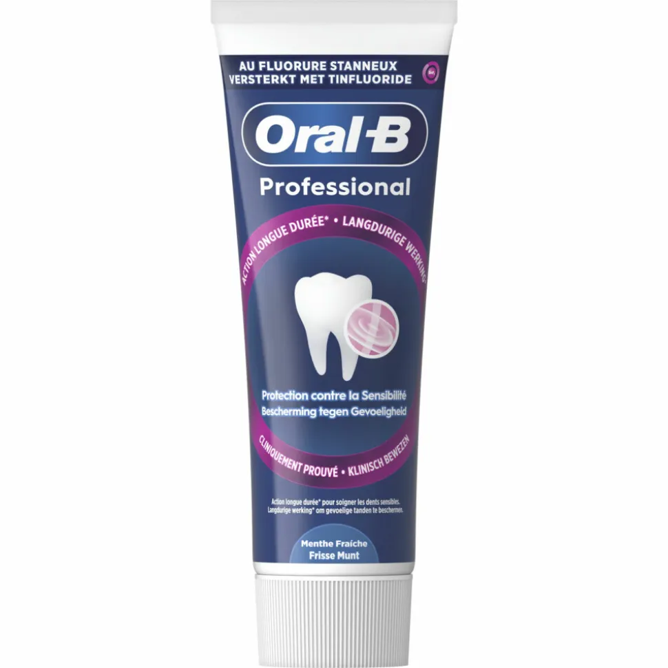 12x Oral-B Tandpasta Professional Bescherming Gevoelige Tanden Frisse Munt 75 ml