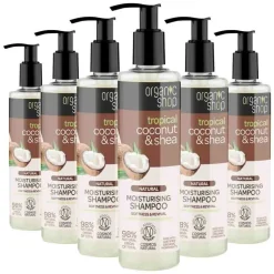 6x Organic Shop Coconut & Shea Shampoo 280 ml