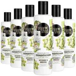 6x Organic Shop Conditioner Artichoke & Broccoli 280 ml
