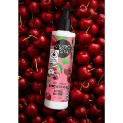 6x Organic Shop Douchegel Cherry and Blueberry 280 ml