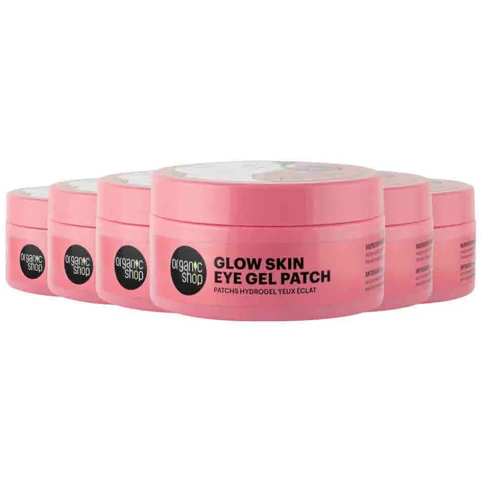 6x Organic Shop Eye Gel Patch Berry Iced tea & Antioxidant 60 pcs