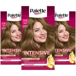 3x Palette Intensive Oil-Care Color Haarkleuring 500 Donkerblond