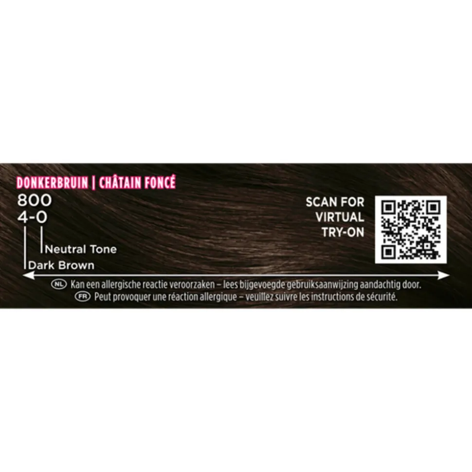 3x Palette Intensive Oil-Care Color Haarkleuring 800 Donkerbruin