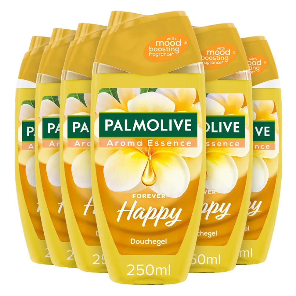 6x Palmolive Douchegel Aroma Essences Forever Happy 250 ml