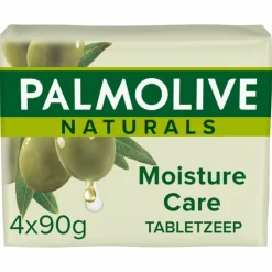 3x Palmolive Tabletzeep Naturals Olijf & Melk 4x 90 gr
