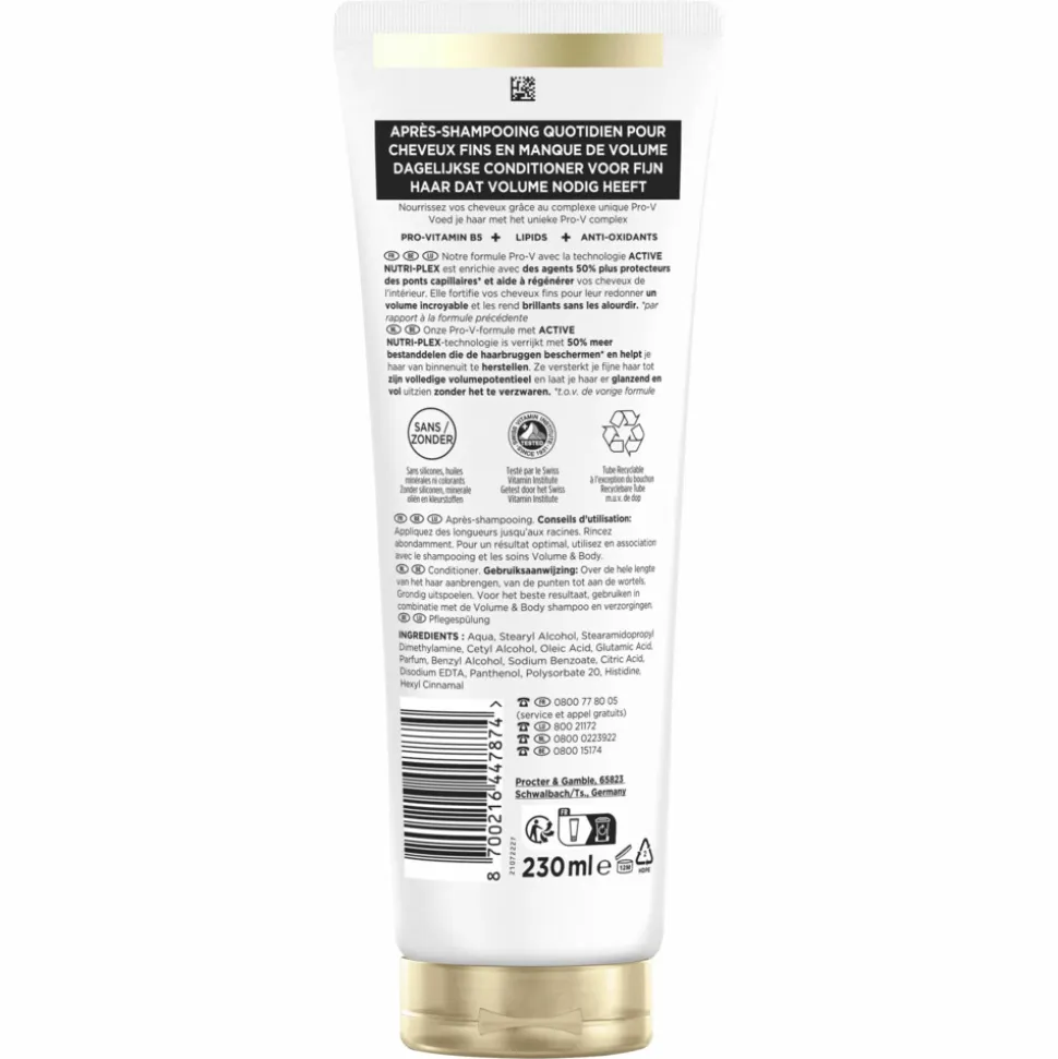6x Pantene Conditioner Volume 230 ml