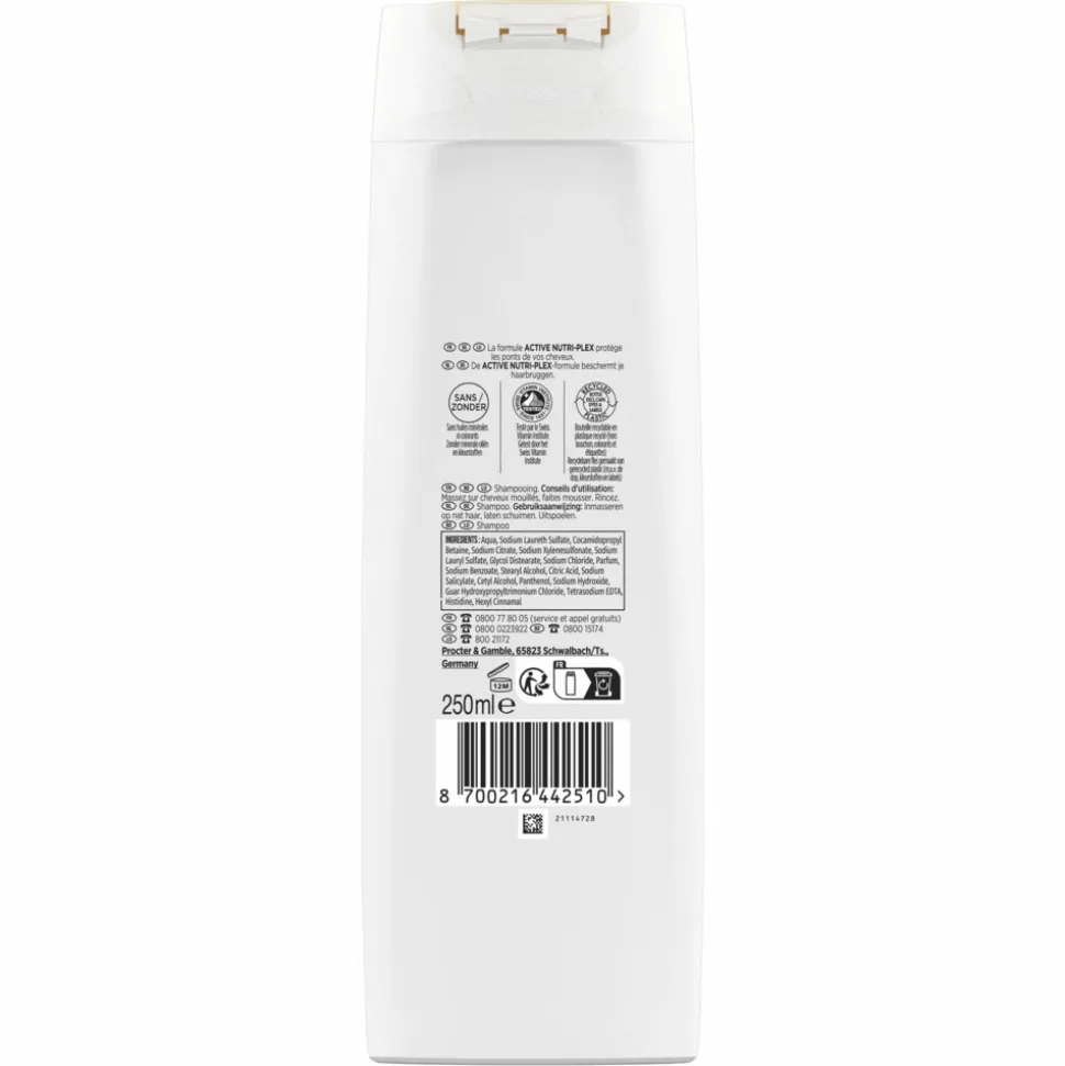6x Pantene Shampoo Classic Clean 250 ml