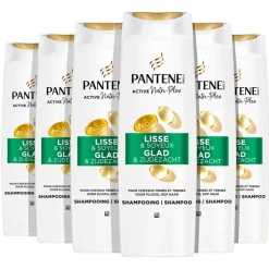 6x Pantene Shampoo Smooth & Sleek 250 ml