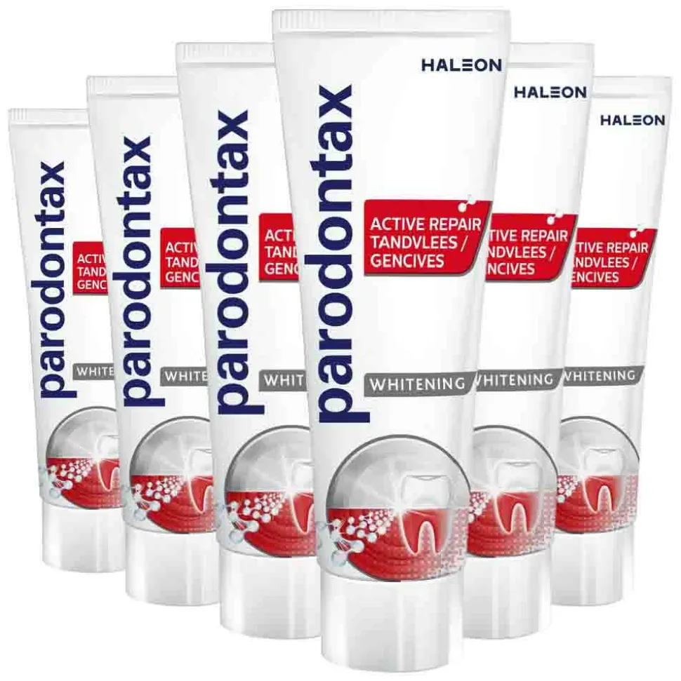 6x Parodontax Active Repair Tandvlees Whitening 75 ml