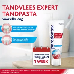 6x Parodontax Tandpasta Active Repair Tandvlees Fresh Mint 75 ml