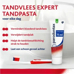 3x Parodontax Tandpasta bij Bloedend Tandvlees Extra Fresh 75 ml