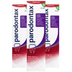 3x Parodontax Tandpasta bij Bloedend Tandvlees Ultra Clean 75 ml