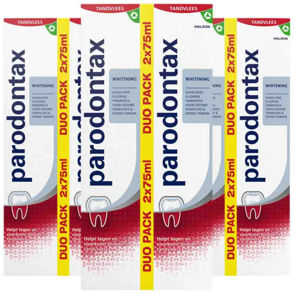 3x Parodontax Tandpasta bij Bloedend Tandvlees Whitening 2 x 75 ml