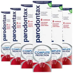 6x Parodontax Tandpasta Complete Protection Whitening 75 ml