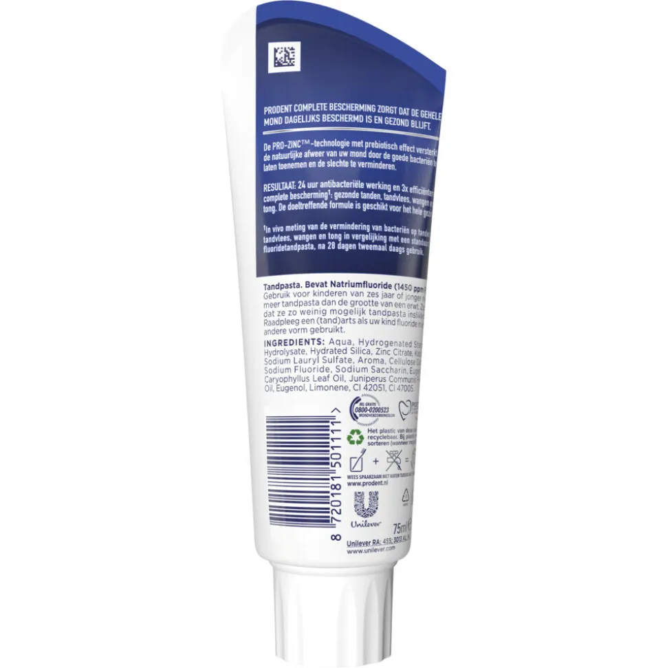 12x Prodent Tandpasta Complete Bescherming 75 ml