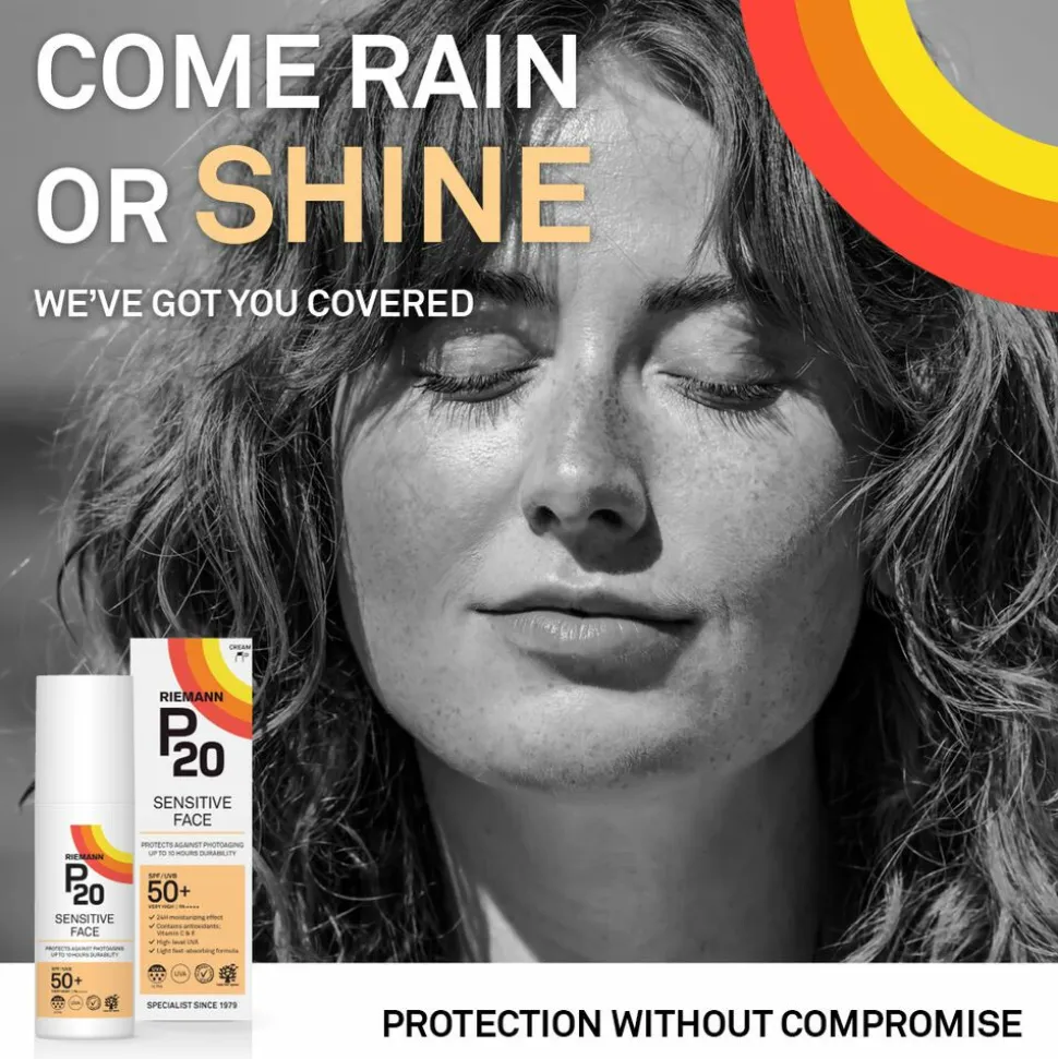 2x P20 Sensitive Face SPF 50+ Creme 50 gr