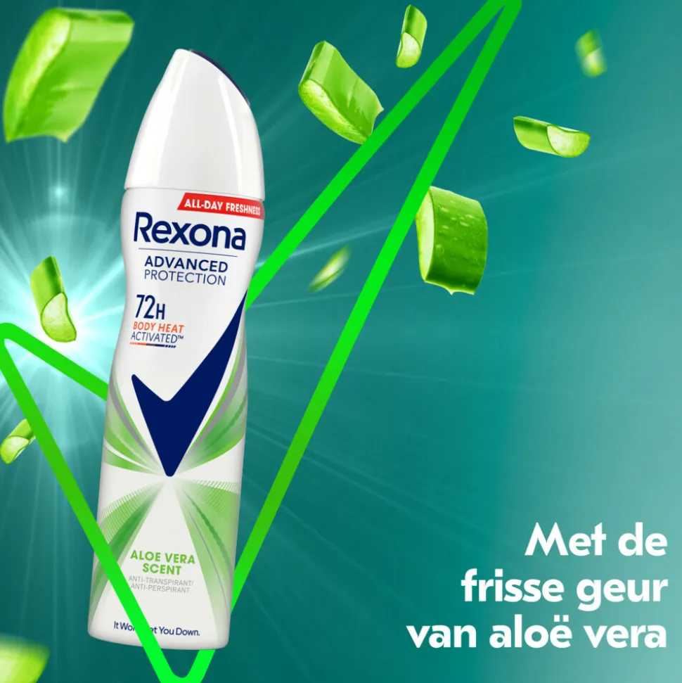 6x Rexona Deodorant Spray Advanced Protection Aloë Vera 150 ml