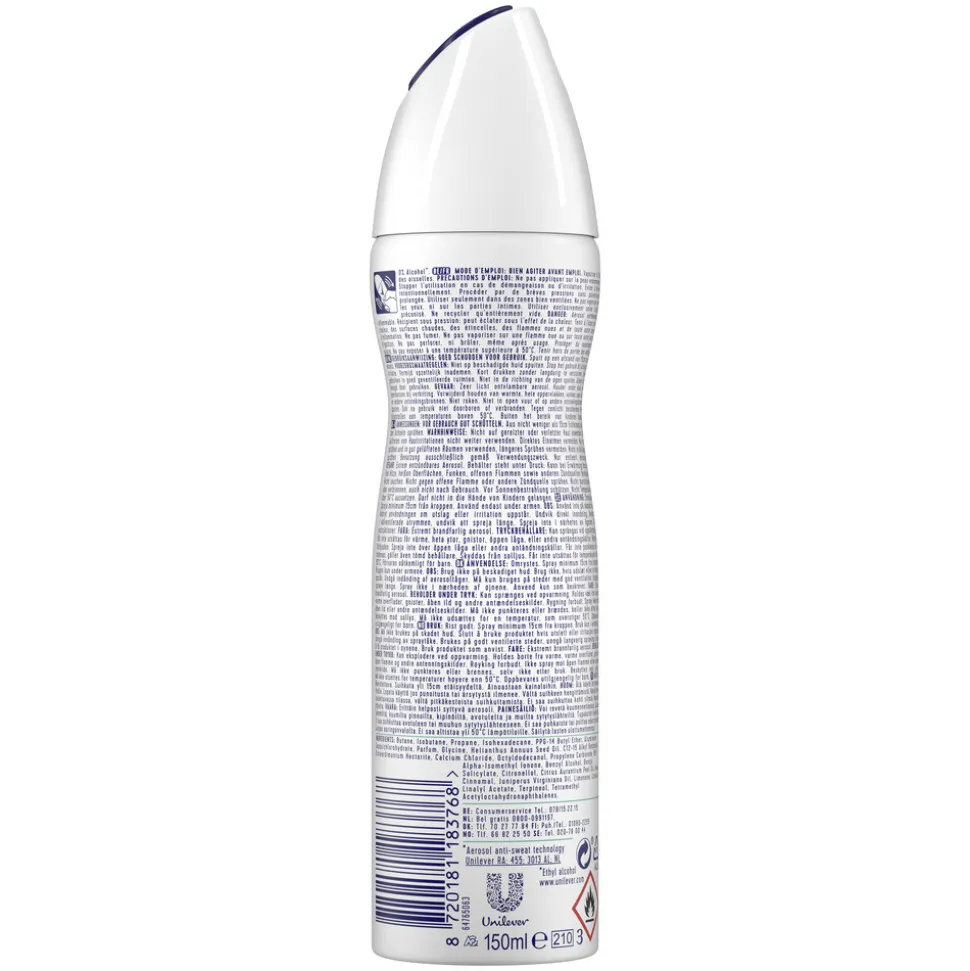 6x Rexona Deodorant Spray Advanced Protection Shower Fresh 150 ml