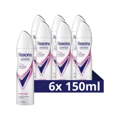 6x Rexona Deodorant Spray Advanced Protection Ultra Dry Biorythm 150 ml