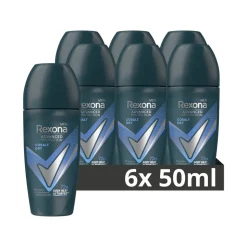 6x Rexona Men Deodorant Roller Advanced Protection Dry Cobalt 50 ml