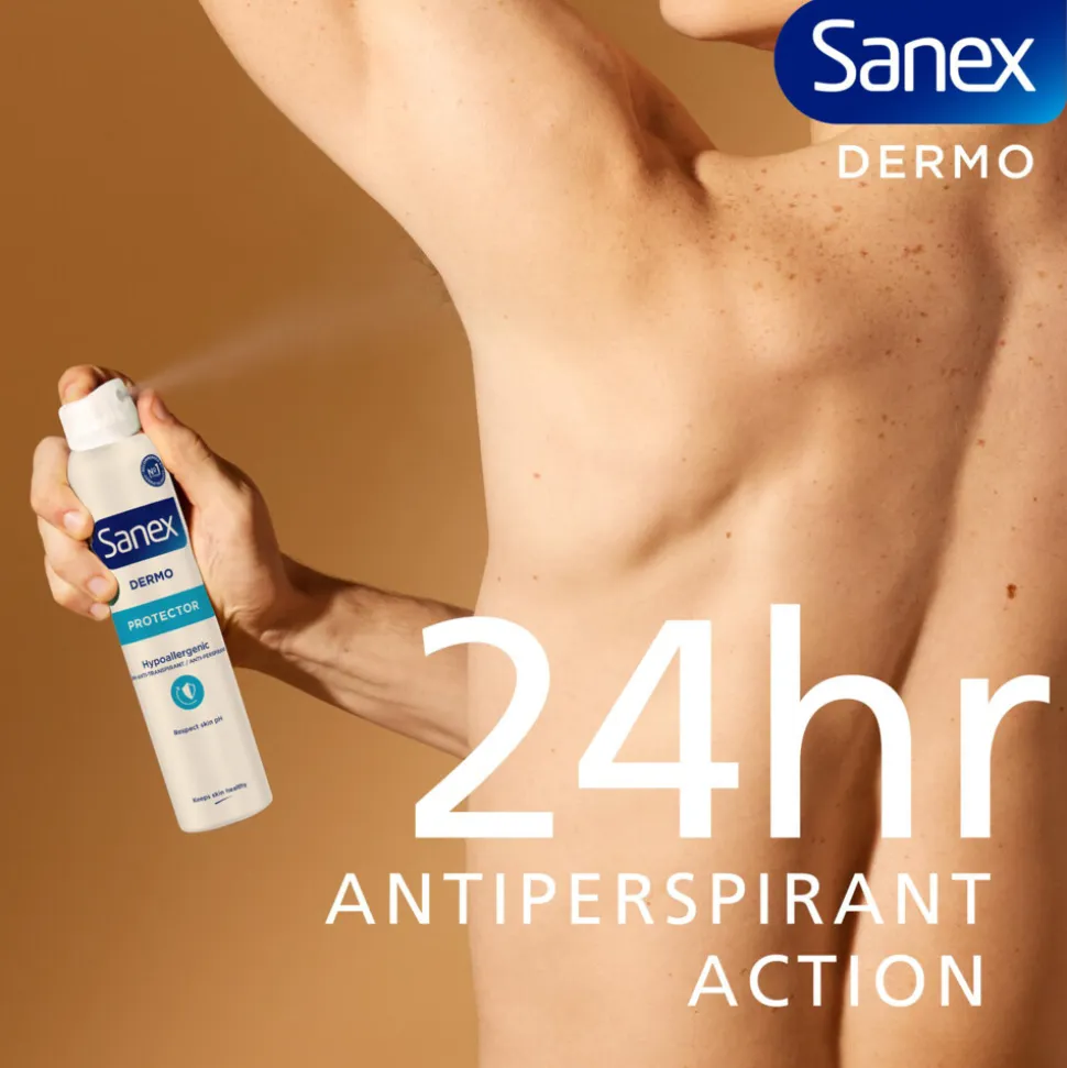 6x Sanex Deodorant Spray Dermo Protector 200 ml