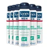 6x Sanex Deodorant Spray Men Sensitive 200 ml