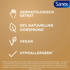6x Sanex Douchegel Zero% Hydrating 400 ml