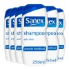 6x Sanex Shampoo Anti-Roos 250 ml