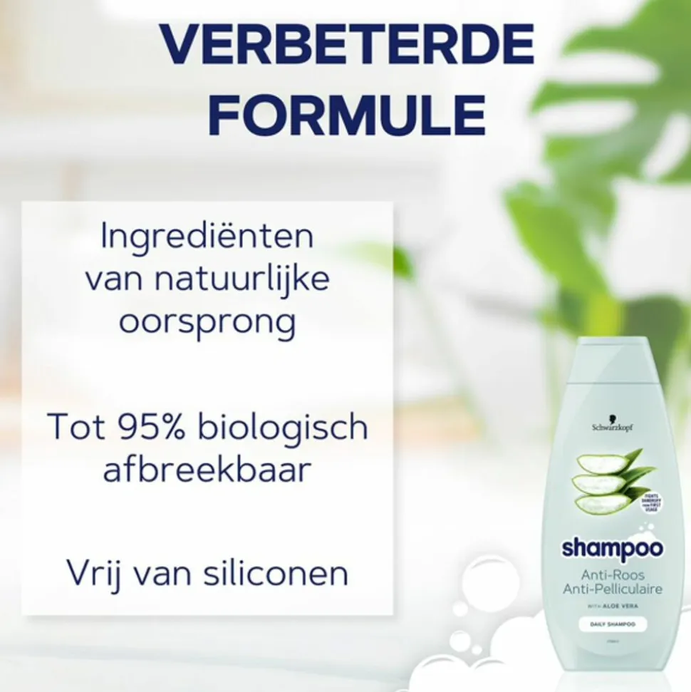 5x Schwarzkopf Anti-Roos Shampoo 400 ml