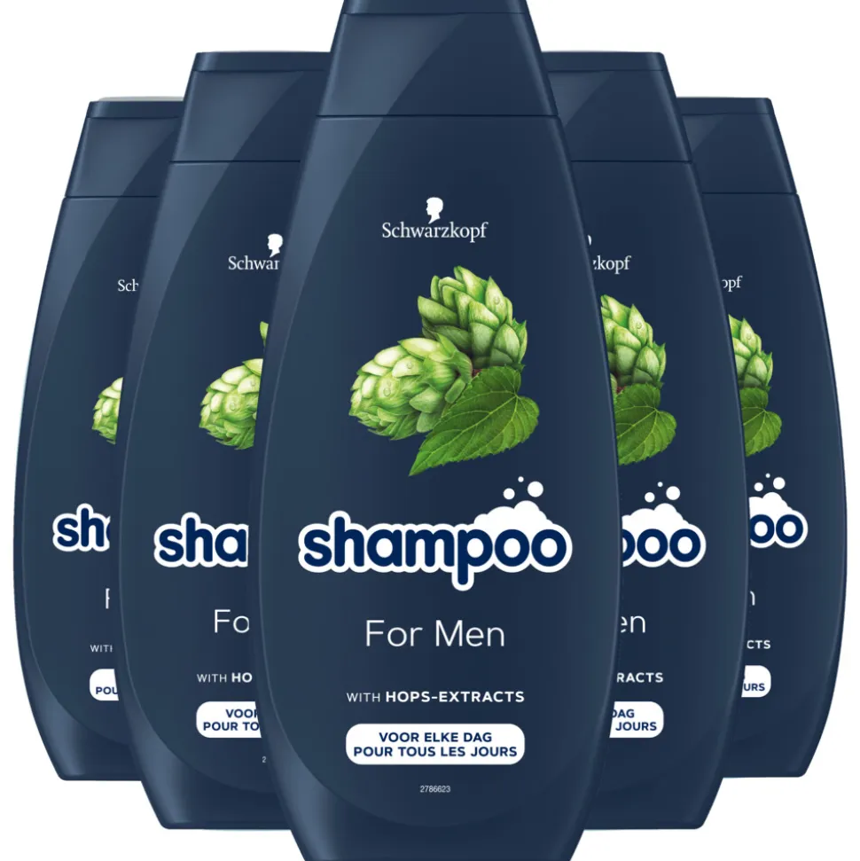 5x Schwarzkopf For Men Shampoo 400 ml