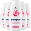 5x Schwarzkopf Zijde-Doorkammer Shampoo 400 ml