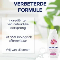 5x Schwarzkopf Zijde-Doorkammer Shampoo 400 ml