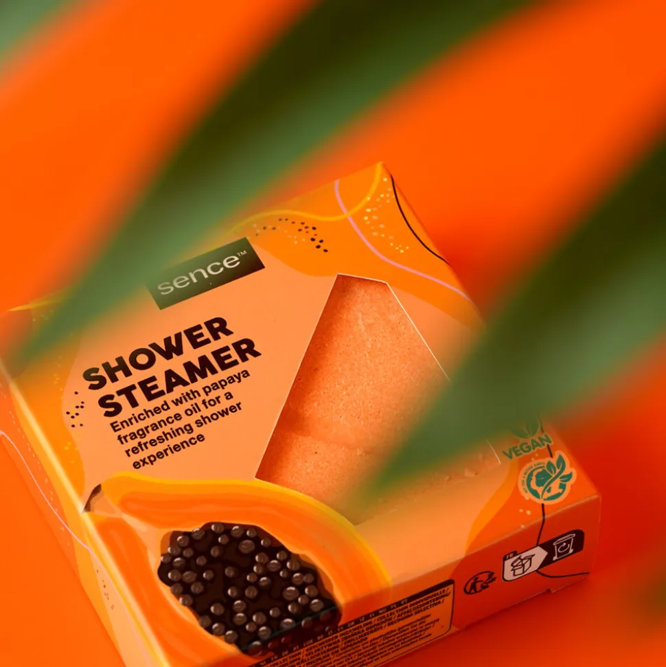 6x Sence Collection Shower Steamer Papaya Planet Love 150 gr