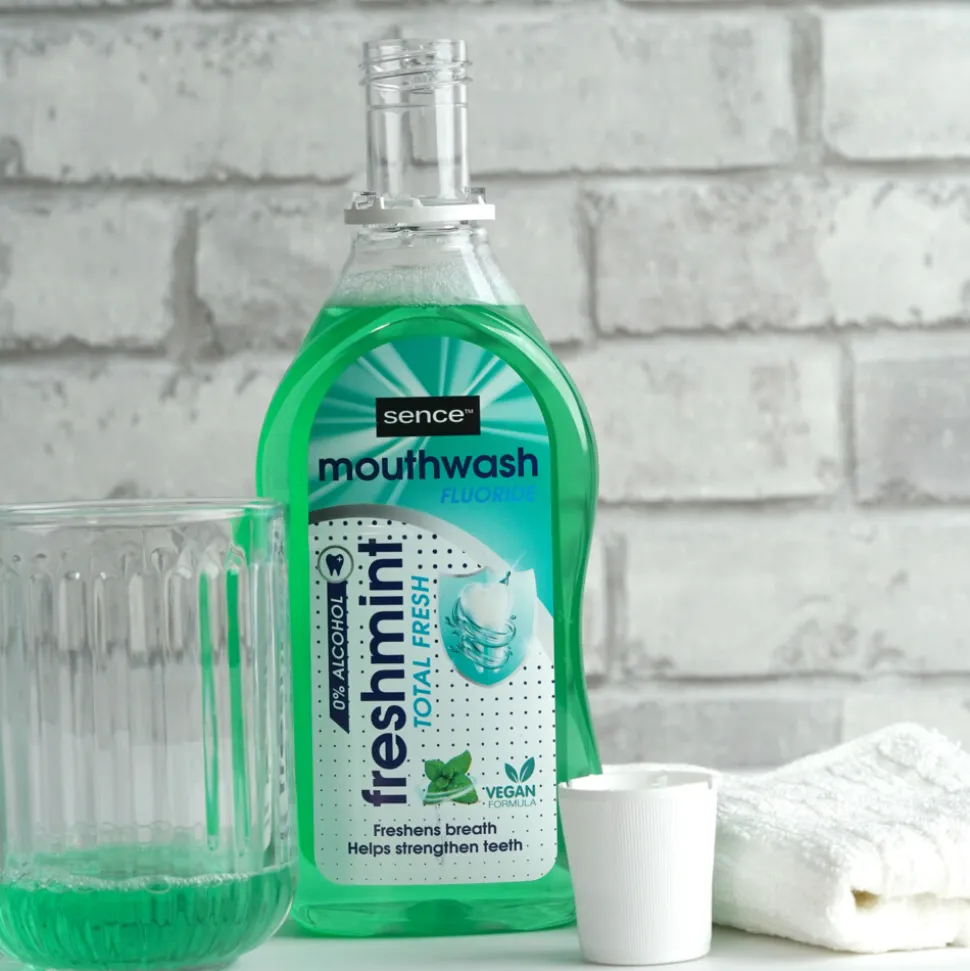 6x Sence Fresh Mondwater Freshmint 500 ml