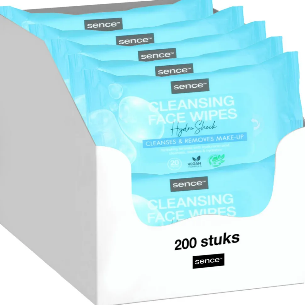 10x Sence Gezichtsreinigingsdoekjes Normale Huid 20 stuks