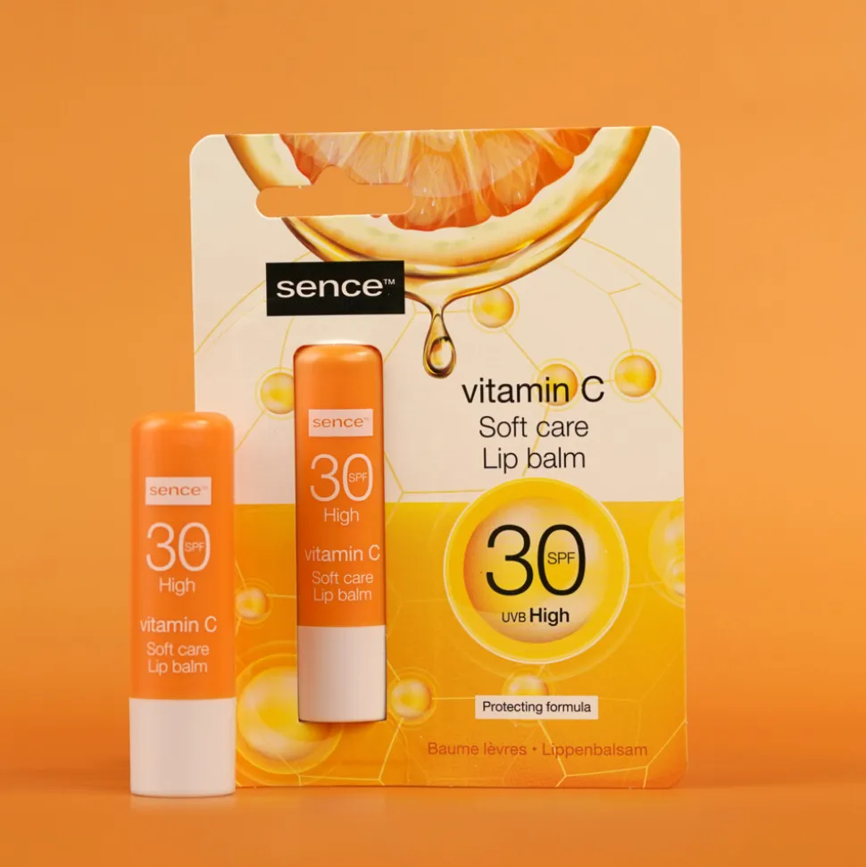 6x Sence Lippenbalsem Vitamine C met SPF 30