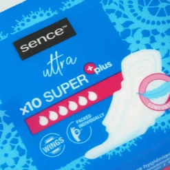6x Sence Maandverband Super Plus 10 stuks
