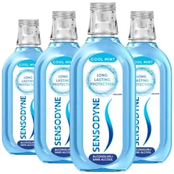 4x Sensodyne Mondwater Fresh & Cool 500 ml