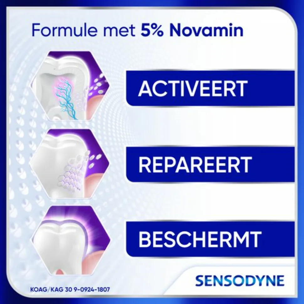 3x Sensodyne Tandpasta Clinical Repair Deep Clean 75 ml