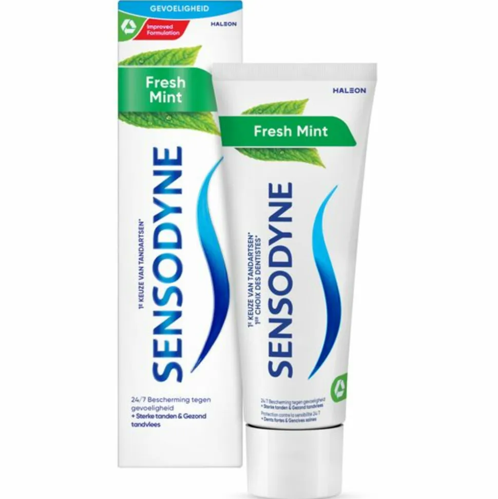 6x Sensodyne Tandpasta Fresh Mint 75 ml