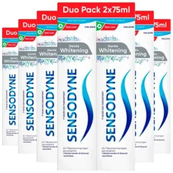 6x Sensodyne Tandpasta Gentle Whitening Duo 2 x 75 ml