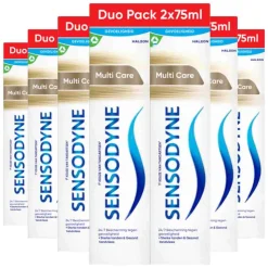 6x Sensodyne Tandpasta MultiCare Duo 2 x 75 ml