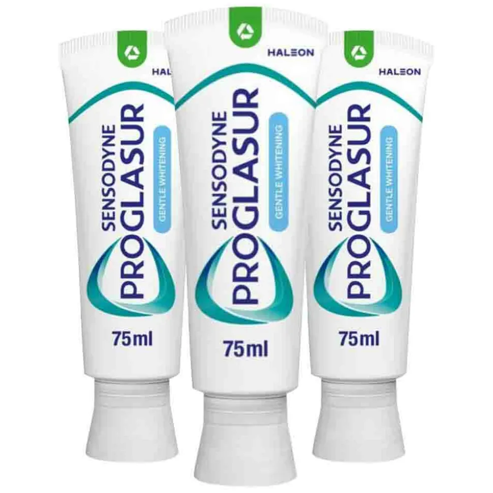3x Sensodyne Tandpasta ProGlasur Multi-Action Gentle White 75 ml