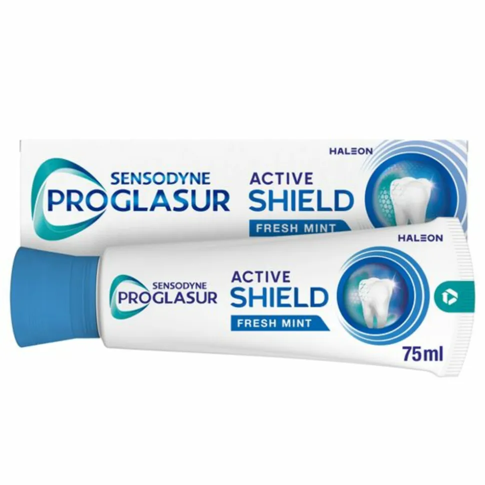 3x Sensodyne Tandpasta ProGlasur Active Shield Fresh Mint 75 ml